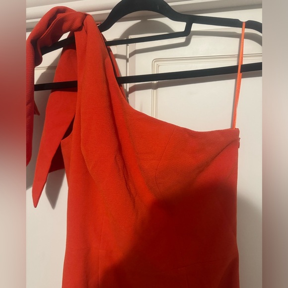 Dress the Population One-Shoulder Red Dress - Picture 3 of 5